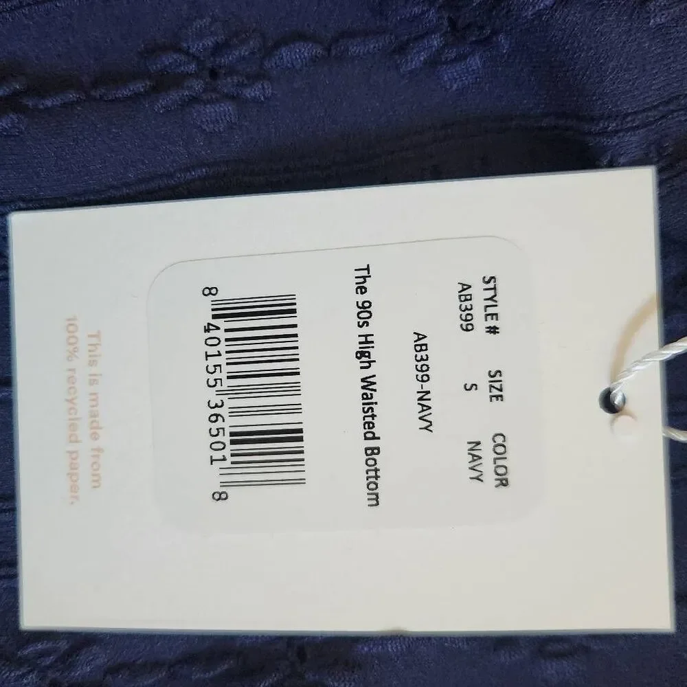 Andie Navy Swim Bottom NWT Size Small Navy Andie Swim Bikini Bottom